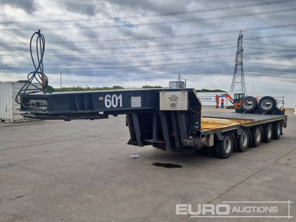 Crane Fruehauf 74 Ton 5 Axle Low Loader Trailer, Rear Steer - Sơ mi rơ moóc thùng thấp: hình 1 Crane Fruehauf 74 Ton 5 Axle Low Loader Trailer, Rear Steer - Sơ mi rơ moóc thùng thấp: hình 1