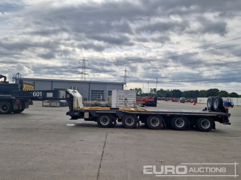 Crane Fruehauf 74 Ton 5 Axle Low Loader Trailer, Rear Steer - Sơ mi rơ moóc thùng thấp: hình 2 Crane Fruehauf 74 Ton 5 Axle Low Loader Trailer, Rear Steer - Sơ mi rơ moóc thùng thấp: hình 2