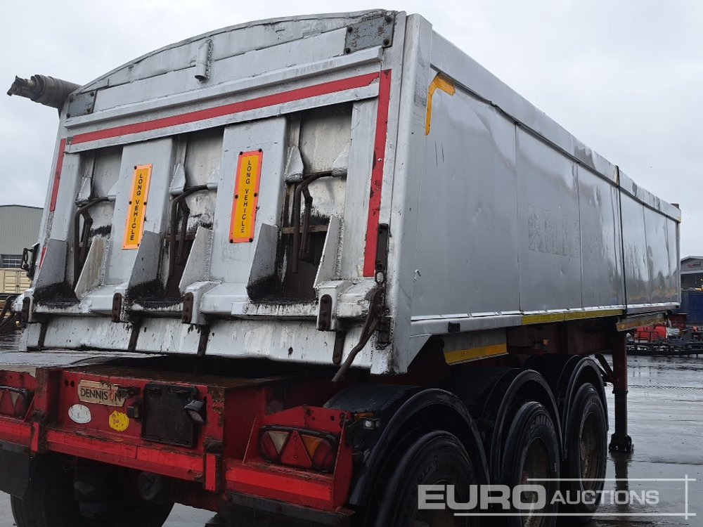 Dennison Tri Axle Bluk Tipping Trailer, Roll Over Cover - Sơ mi rơ moóc ben: hình 3 Dennison Tri Axle Bluk Tipping Trailer, Roll Over Cover - Sơ mi rơ moóc ben: hình 3