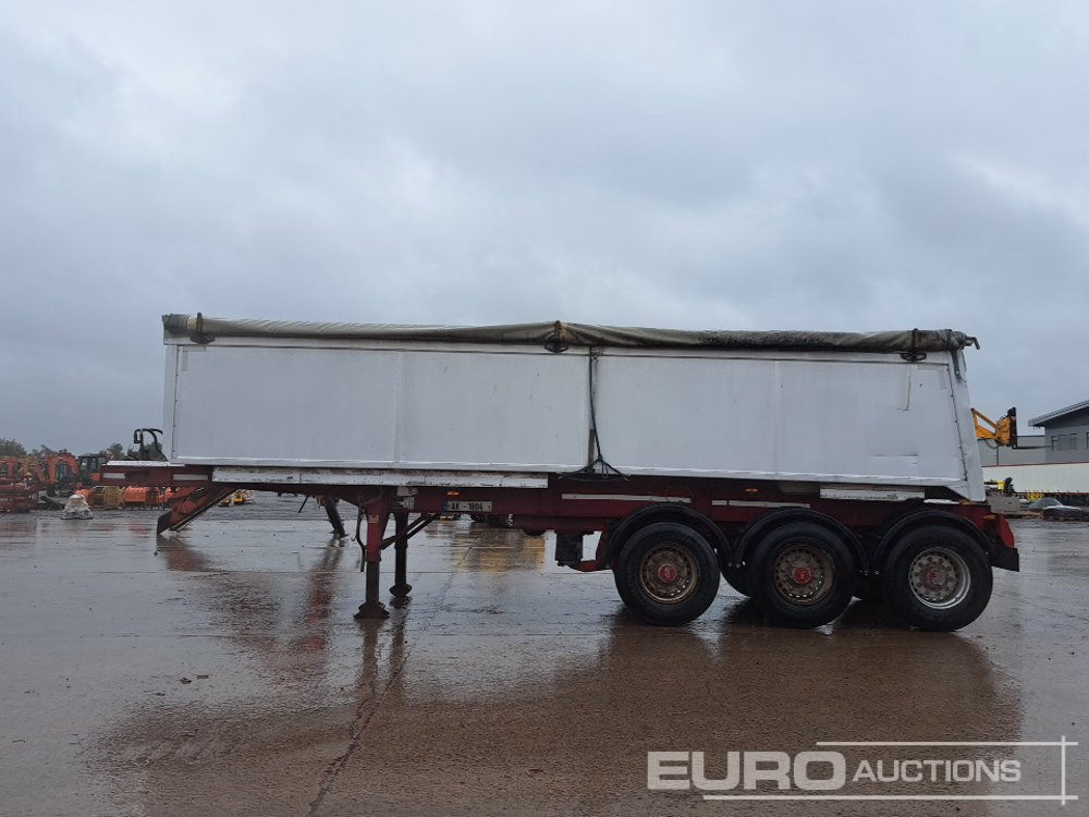 Dennison Tri Axle Bulk Tipping Trailer,Roll Over Cover - Sơ mi rơ moóc ben: hình 2 Dennison Tri Axle Bulk Tipping Trailer,Roll Over Cover - Sơ mi rơ moóc ben: hình 2