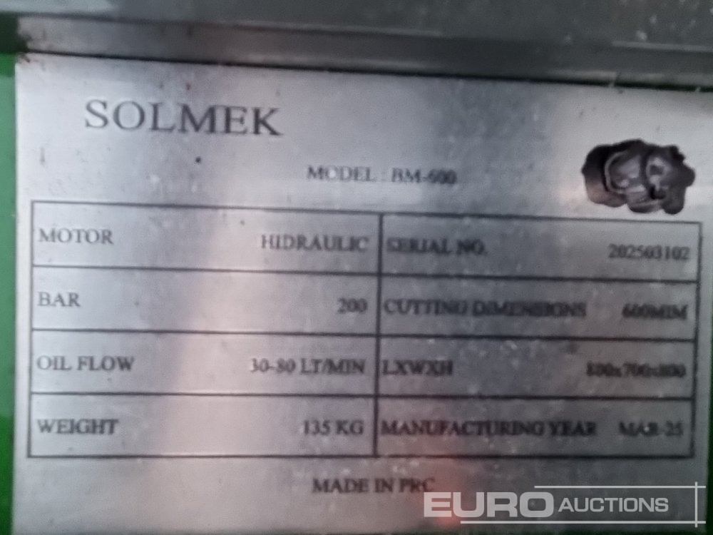 Đính kèm cho Máy xúc 2025 Solmek BM-600: hình 21