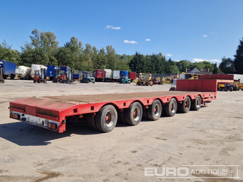 ES-GE 6 Axle Step Frame Extendable Low Loader Trailer, 4 Axle Steer, Air Brakes, Auto Lube - Sơ mi rơ moóc thùng thấp: hình 5 ES-GE 6 Axle Step Frame Extendable Low Loader Trailer, 4 Axle Steer, Air Brakes, Auto Lube - Sơ mi rơ moóc thùng thấp: hình 5