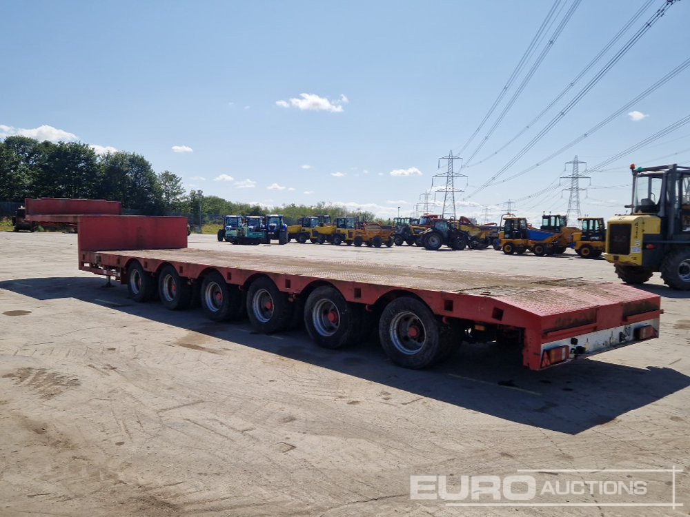 ES-GE 6 Axle Step Frame Extendable Low Loader Trailer, 4 Axle Steer, Air Brakes, Auto Lube - Sơ mi rơ moóc thùng thấp: hình 3 ES-GE 6 Axle Step Frame Extendable Low Loader Trailer, 4 Axle Steer, Air Brakes, Auto Lube - Sơ mi rơ moóc thùng thấp: hình 3