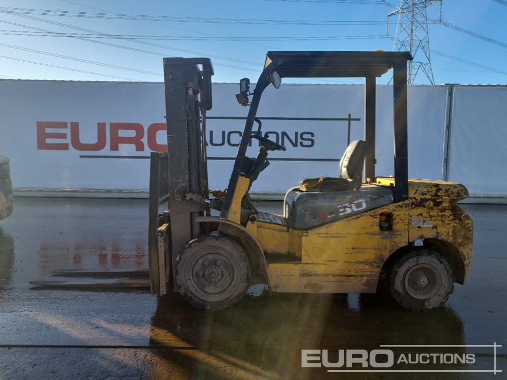 H30D Diesel Forklift, 3 Stage Free Lift Mast, Side Shift, Forks - Xe nâng: hình 2 H30D Diesel Forklift, 3 Stage Free Lift Mast, Side Shift, Forks - Xe nâng: hình 2