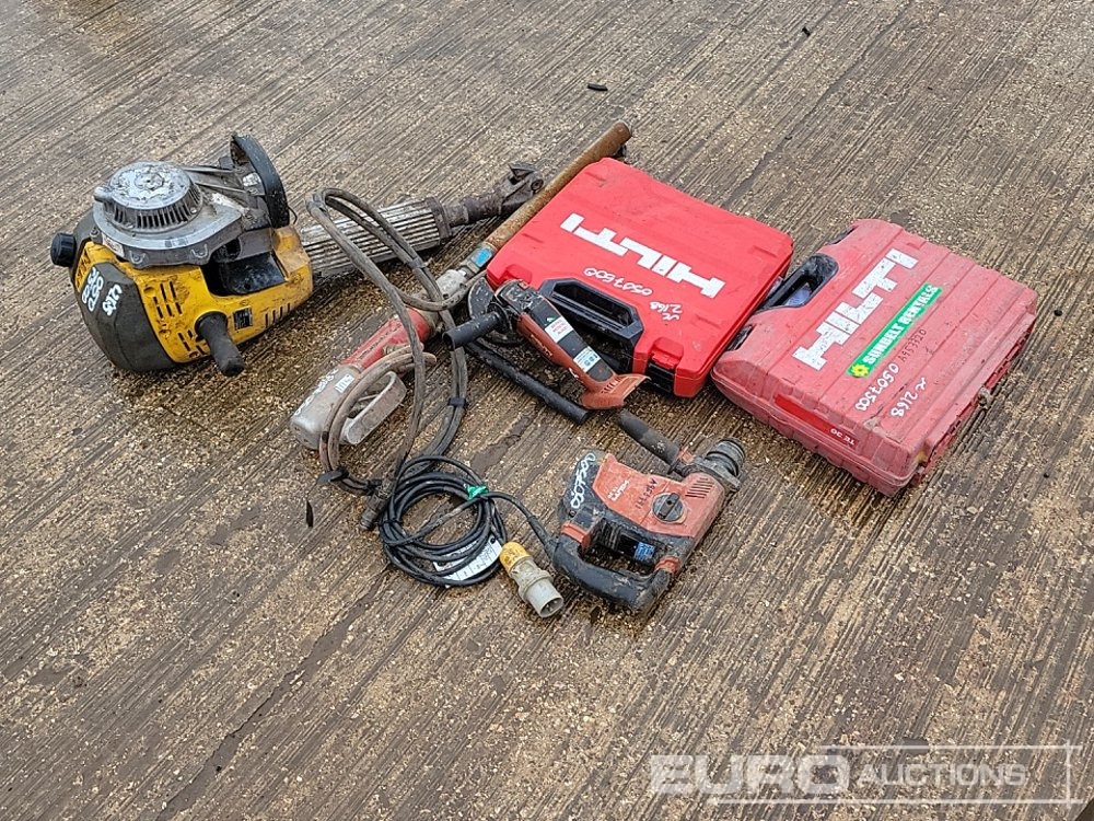 Hilti Hammer Drill (2 of), Hilti Battery Impact Gun, Hilti Battery Grinder, Hycon Hydraulic Core Drill, Wacker Neuson Hand Held Breaker - Trang thiết bị xây dựng: hình 5 Hilti Hammer Drill (2 of), Hilti Battery Impact Gun, Hilti Battery Grinder, Hycon Hydraulic Core Drill, Wacker Neuson Hand Held Breaker - Trang thiết bị xây dựng: hình 5