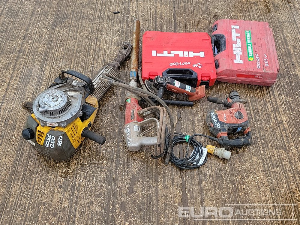 Hilti Hammer Drill (2 of), Hilti Battery Impact Gun, Hilti Battery Grinder, Hycon Hydraulic Core Drill, Wacker Neuson Hand Held Breaker - Trang thiết bị xây dựng: hình 4 Hilti Hammer Drill (2 of), Hilti Battery Impact Gun, Hilti Battery Grinder, Hycon Hydraulic Core Drill, Wacker Neuson Hand Held Breaker - Trang thiết bị xây dựng: hình 4