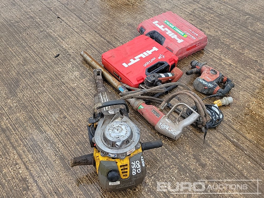 Hilti Hammer Drill (2 of), Hilti Battery Impact Gun, Hilti Battery Grinder, Hycon Hydraulic Core Drill, Wacker Neuson Hand Held Breaker - Trang thiết bị xây dựng: hình 3 Hilti Hammer Drill (2 of), Hilti Battery Impact Gun, Hilti Battery Grinder, Hycon Hydraulic Core Drill, Wacker Neuson Hand Held Breaker - Trang thiết bị xây dựng: hình 3