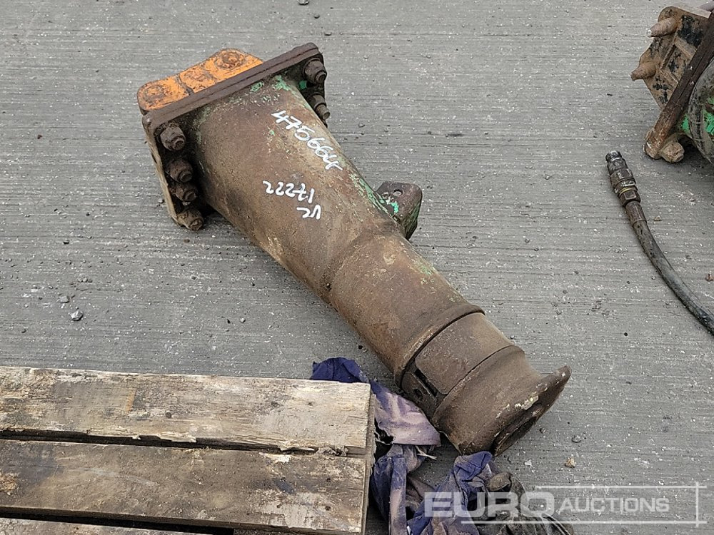 Búa thủy lực Hydraulic Breaker 30mm Pin to suit Mini Excavator: hình 7