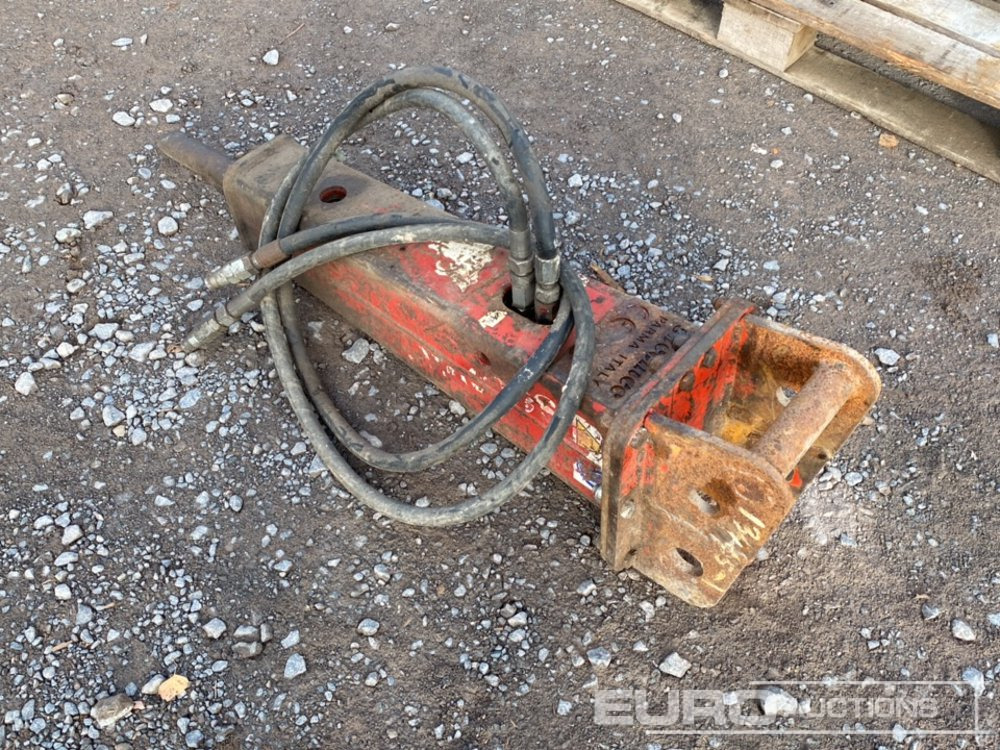 Hydraulic Breaker 40mm Pin to suit Mini Excavator - Búa thủy lực: hình 2 Hydraulic Breaker 40mm Pin to suit Mini Excavator - Búa thủy lực: hình 2