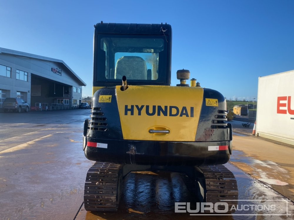Hyundai R60-7 - Máy xúc mini: hình 4 Hyundai R60-7 - Máy xúc mini: hình 4