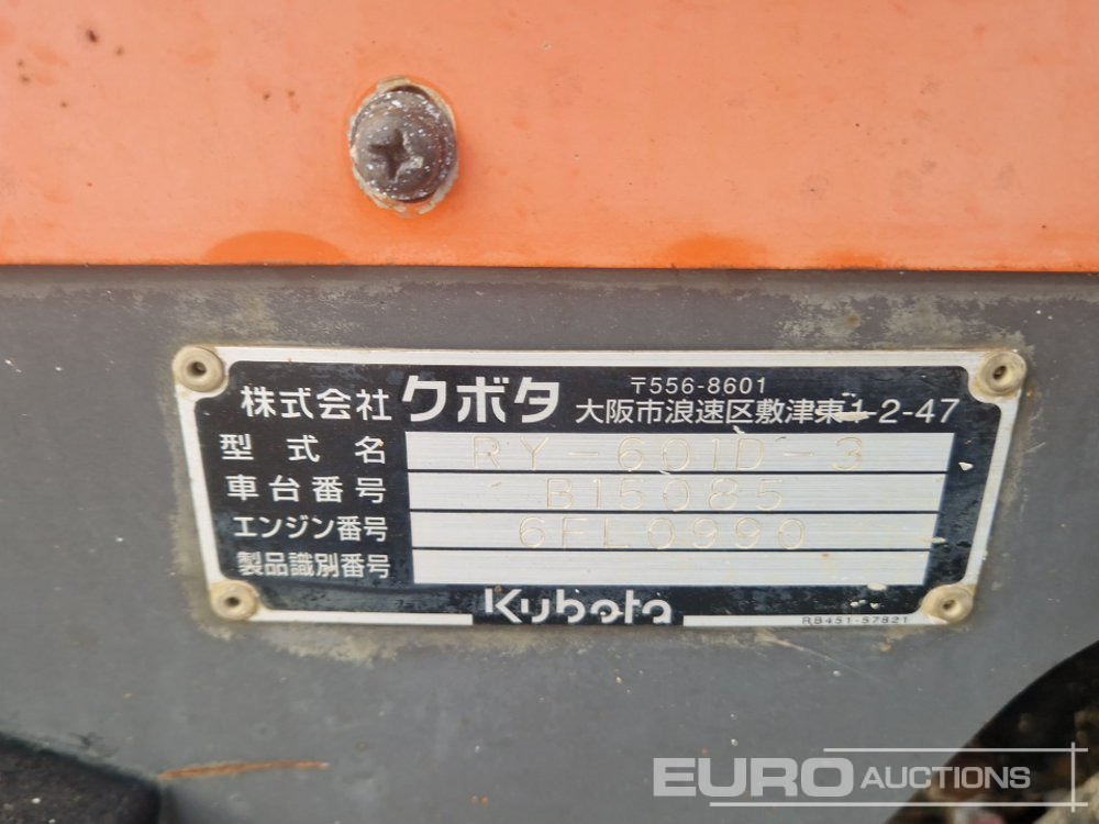 Xe ben đổ bánh xích Kubota RY601D-3: hình 20