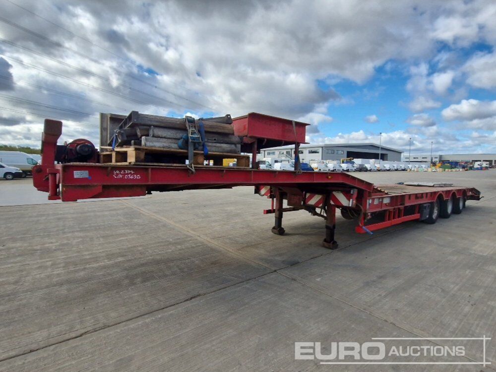 M&G Trailers Ltd, Step Frame Low Loader Tri Axle Rear Steering, 3m Extendable C/w Out Riggers & Alloy Ramps - Rơ moóc thùng thấp: hình 1 M&G Trailers Ltd, Step Frame Low Loader Tri Axle Rear Steering, 3m Extendable C/w Out Riggers & Alloy Ramps - Rơ moóc thùng thấp: hình 1
