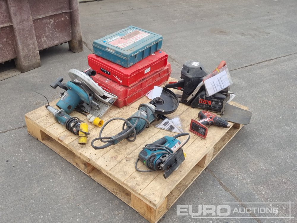 Makita 110Volt Drill, 110Volt Die Grinder, 110Volt 9" Grinder, 110Volt Rip Saw, 110Volt Jig Saw, Petrol Chainsaw Body, Hilti Battery Metal Construction Driver, Hilti 110 Volt Hammer Drill, Hilti Batte - Trang thiết bị xây dựng: hình 1 Makita 110Volt Drill, 110Volt Die Grinder, 110Volt 9" Grinder, 110Volt Rip Saw, 110Volt Jig Saw, Petrol Chainsaw Body, Hilti Battery Metal Construction Driver, Hilti 110 Volt Hammer Drill, Hilti Batte - Trang thiết bị xây dựng: hình 1