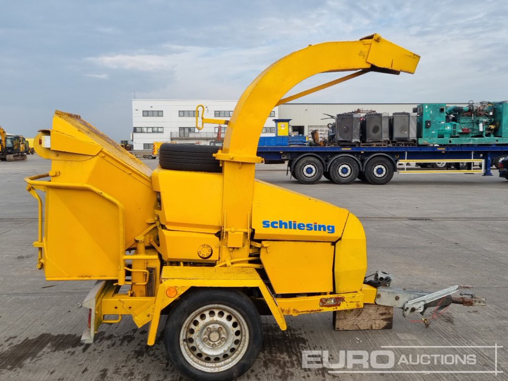 Máy móc nông nghiệp Single Axle Diesel Wood Chipper: hình 6