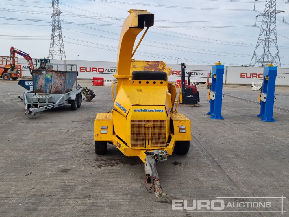Máy móc nông nghiệp Single Axle Diesel Wood Chipper: hình 8