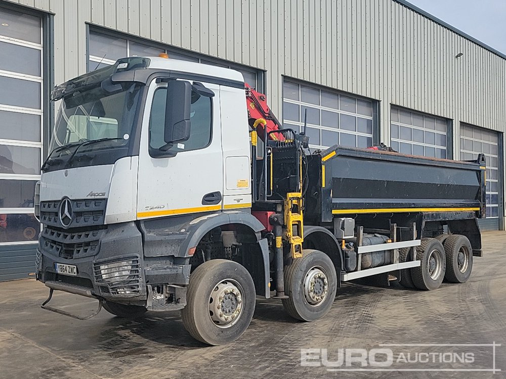 Mercedes Arocs 3240 - Xe ben, Xe cẩu tự hành: hình 1 Mercedes Arocs 3240 - Xe ben, Xe cẩu tự hành: hình 1