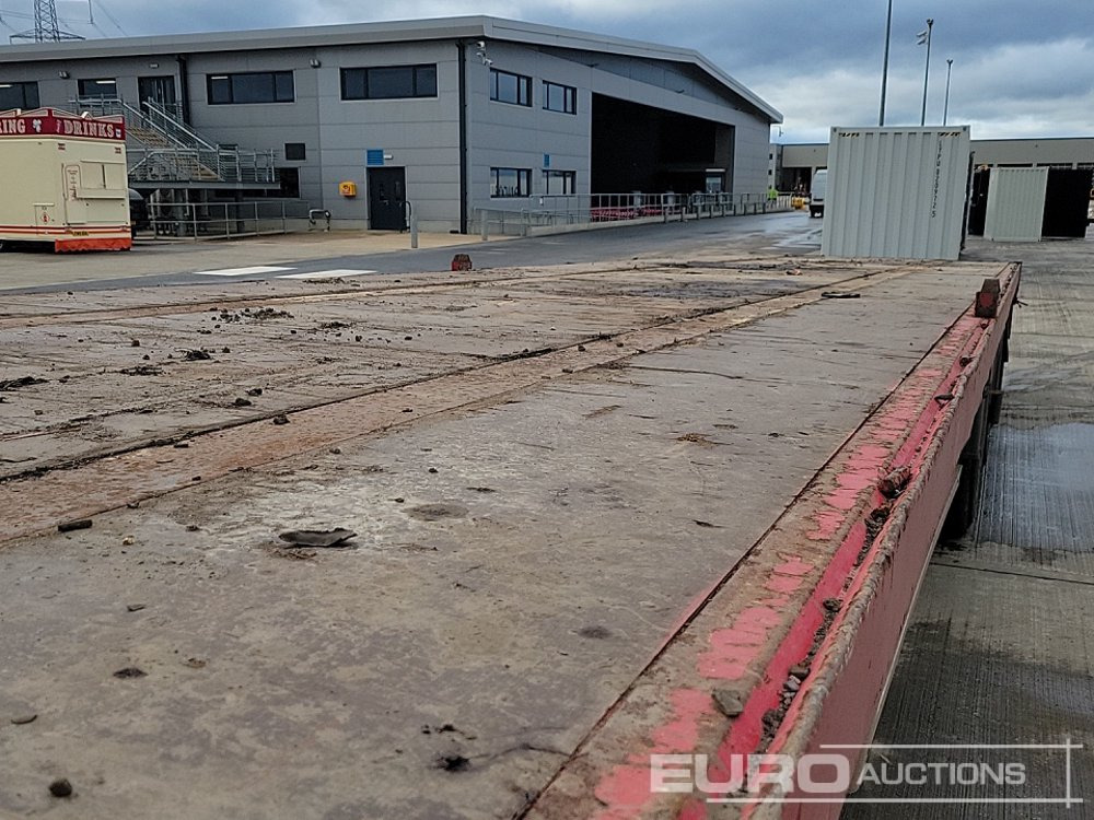 Sơ mi rơ moóc thùng lửng/ Phẳng Montracon Tri Axle Flat Bed Trailer: hình 36