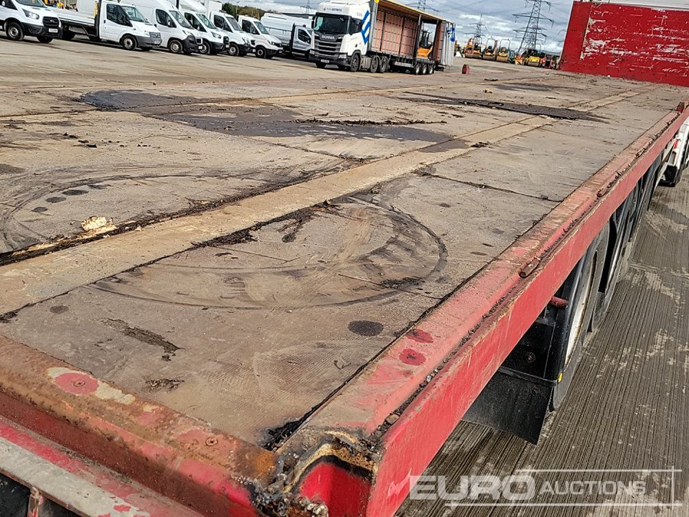 Sơ mi rơ moóc thùng lửng/ Phẳng Montracon Tri Axle Flat Bed Trailer: hình 19