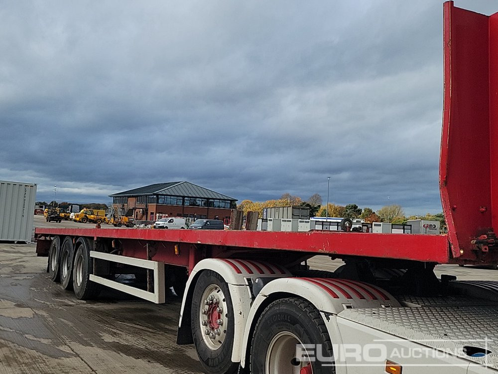 Sơ mi rơ moóc thùng lửng/ Phẳng Montracon Tri Axle Flat Bed Trailer: hình 26