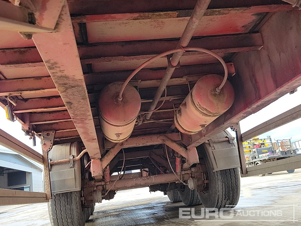 Sơ mi rơ moóc thùng lửng/ Phẳng Montracon Tri Axle Flat Bed Trailer: hình 25