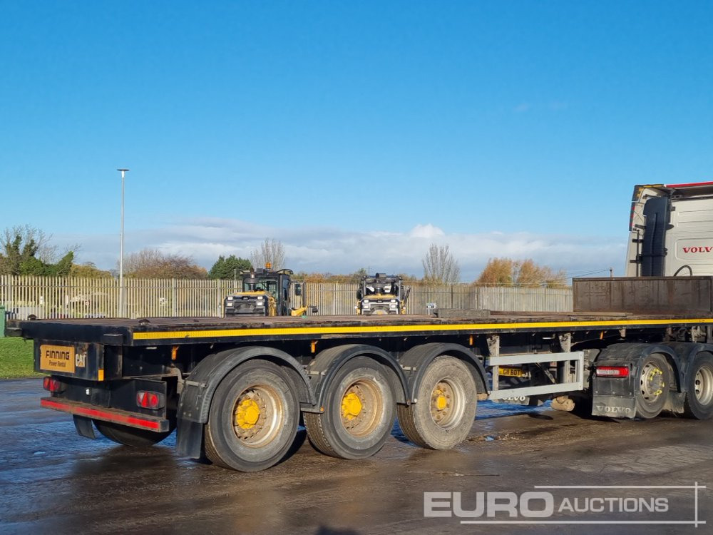 Montracon Tri Axle Flat Bed Trailer, Twist Locks - Sơ mi rơ moóc thùng lửng/ Phẳng: hình 5 Montracon Tri Axle Flat Bed Trailer, Twist Locks - Sơ mi rơ moóc thùng lửng/ Phẳng: hình 5