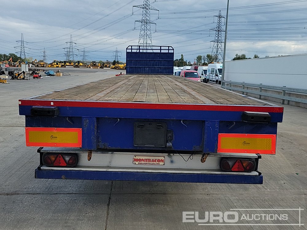 Montracon Tri Axle Flatbed Trailer - Sơ mi rơ moóc thùng lửng/ Phẳng: hình 4 Montracon Tri Axle Flatbed Trailer - Sơ mi rơ moóc thùng lửng/ Phẳng: hình 4