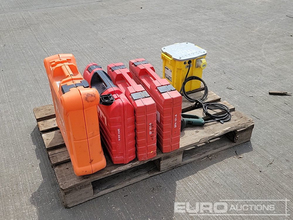 Trang thiết bị xây dựng Paslode PPM35Ci Battery Nail Gun, Bosch 230Volt Heat Gun, Hilti Battery Drill (3 of), 110Volt Transformer: hình 7