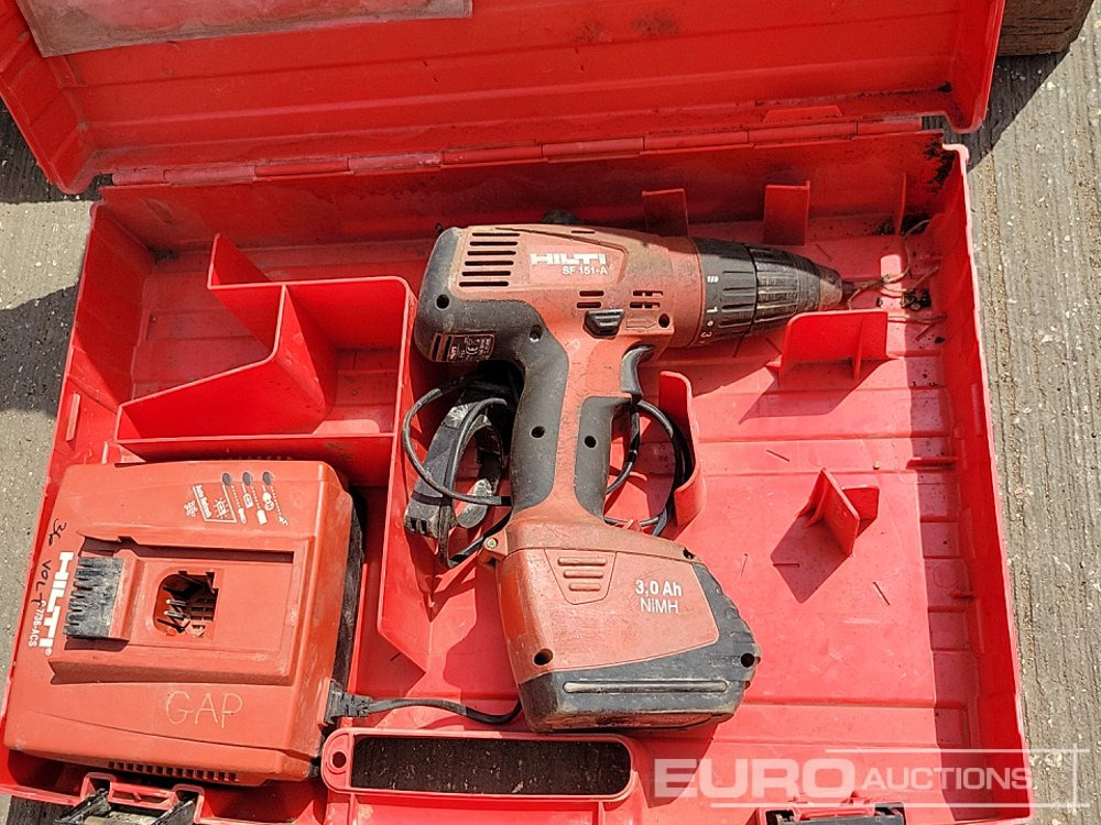 Trang thiết bị xây dựng Paslode PPM35Ci Battery Nail Gun, Bosch 230Volt Heat Gun, Hilti Battery Drill (3 of), 110Volt Transformer: hình 24