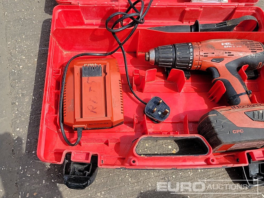 Trang thiết bị xây dựng Paslode PPM35Ci Battery Nail Gun, Bosch 230Volt Heat Gun, Hilti Battery Drill (3 of), 110Volt Transformer: hình 33
