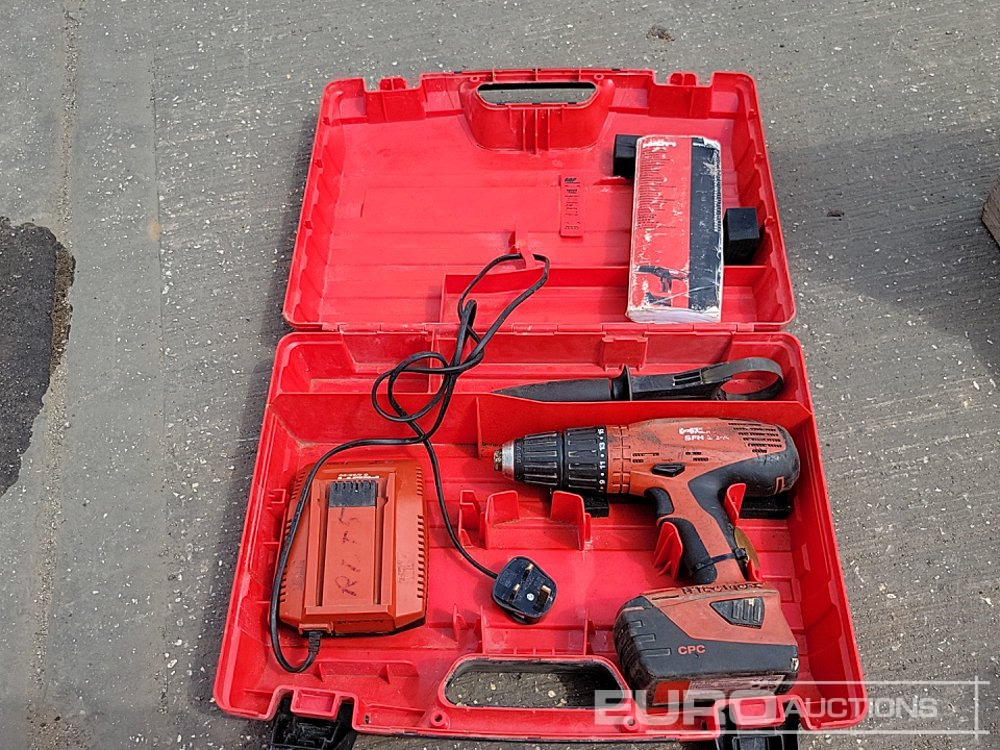 Trang thiết bị xây dựng Paslode PPM35Ci Battery Nail Gun, Bosch 230Volt Heat Gun, Hilti Battery Drill (3 of), 110Volt Transformer: hình 29