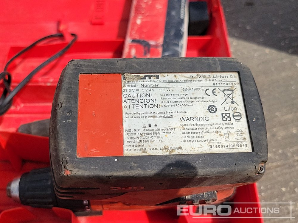 Trang thiết bị xây dựng Paslode PPM35Ci Battery Nail Gun, Bosch 230Volt Heat Gun, Hilti Battery Drill (3 of), 110Volt Transformer: hình 32