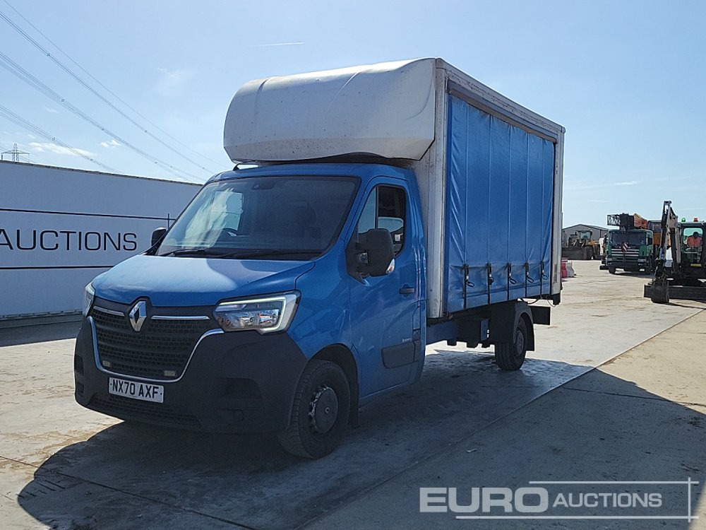 Renault 6 Speed Luton Curtain Sider Van, Cruise Control, Bluetooth, A/C - Xe tải nhỏ thùng kín: hình 1 Renault 6 Speed Luton Curtain Sider Van, Cruise Control, Bluetooth, A/C - Xe tải nhỏ thùng kín: hình 1
