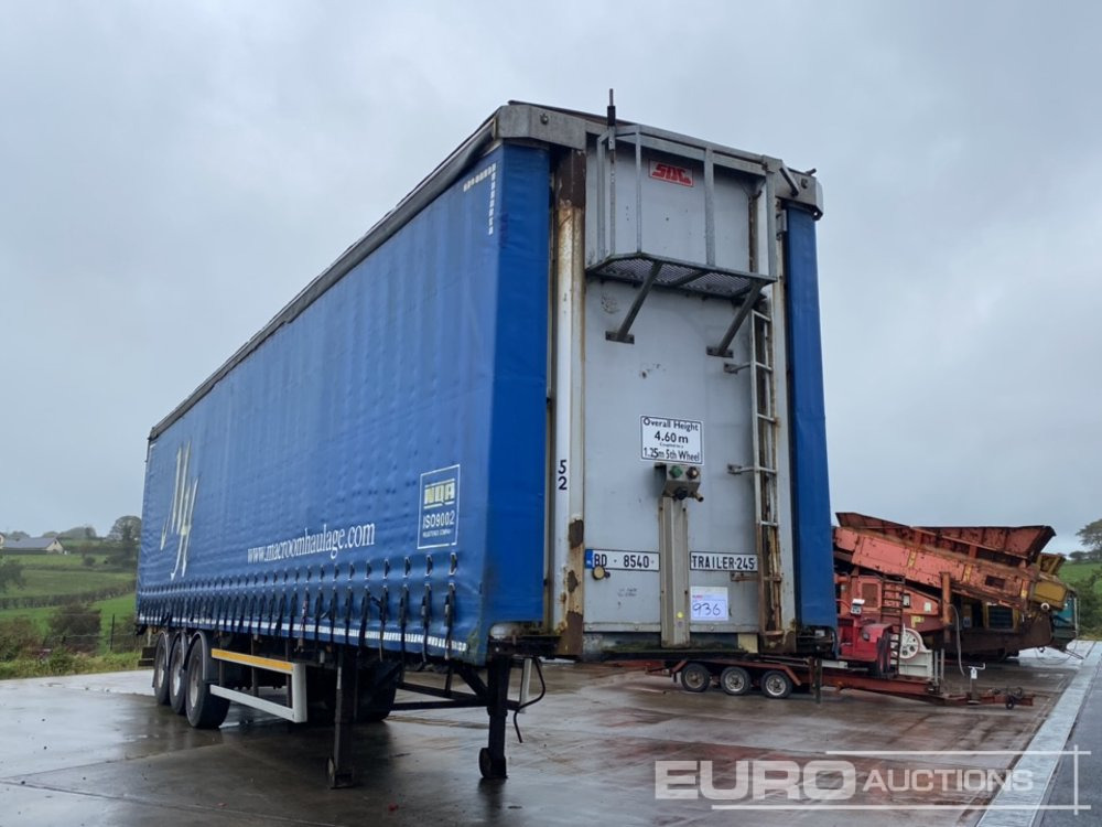 SDC 45' Tri Axle Curtainsider Trailer, BPW Axles - Sơ mi rơ moóc mui bạt: hình 4 SDC 45' Tri Axle Curtainsider Trailer, BPW Axles - Sơ mi rơ moóc mui bạt: hình 4