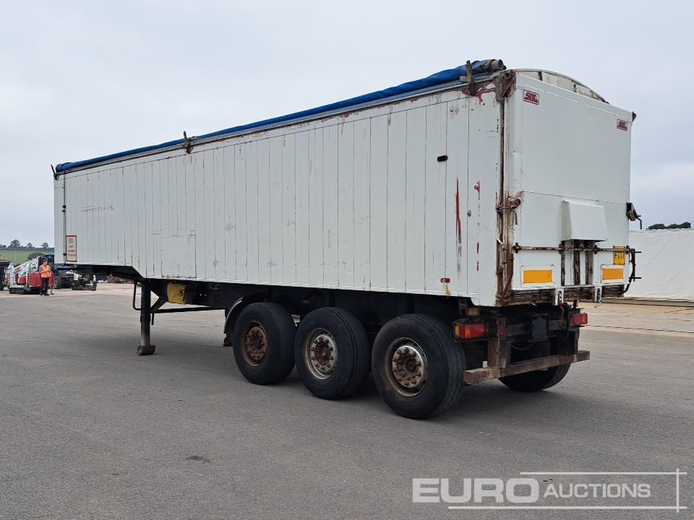 SDC Tri Axle Bulk Tipping Trailer, Scales, Aluminium Body, Roll Over Cover - Sơ mi rơ moóc ben: hình 5 SDC Tri Axle Bulk Tipping Trailer, Scales, Aluminium Body, Roll Over Cover - Sơ mi rơ moóc ben: hình 5