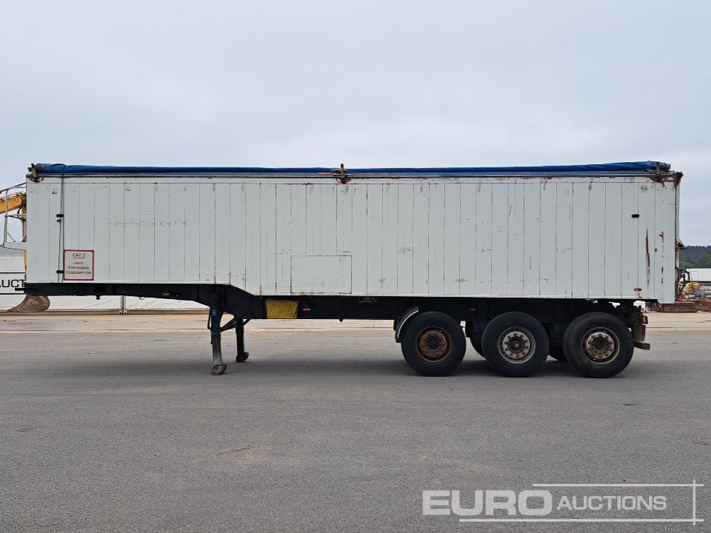 SDC Tri Axle Bulk Tipping Trailer, Scales, Aluminium Body, Roll Over Cover - Sơ mi rơ moóc ben: hình 4 SDC Tri Axle Bulk Tipping Trailer, Scales, Aluminium Body, Roll Over Cover - Sơ mi rơ moóc ben: hình 4