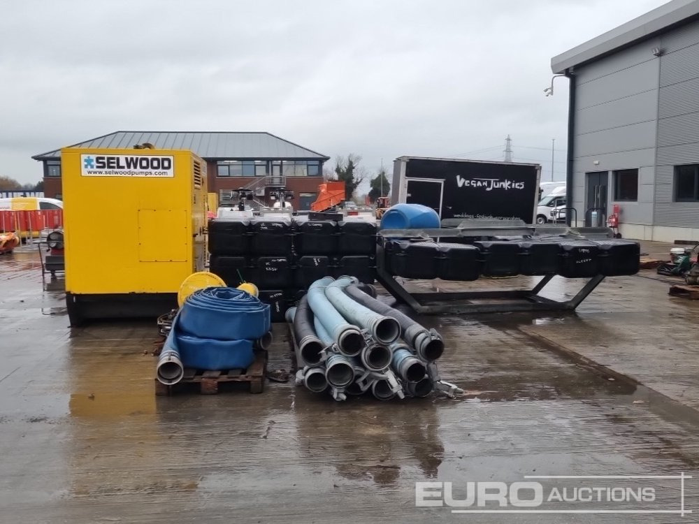 Selwood Hydraulic Pump, Iveco Engine, 6" Hydraulic Submersible Waterpump & Hoses, Pallet of Lay Flat Hoses, Pallet of 6" Hoses, Flotation Pontoon & Floats - Bơm nước: hình 2 Selwood Hydraulic Pump, Iveco Engine, 6" Hydraulic Submersible Waterpump & Hoses, Pallet of Lay Flat Hoses, Pallet of 6" Hoses, Flotation Pontoon & Floats - Bơm nước: hình 2