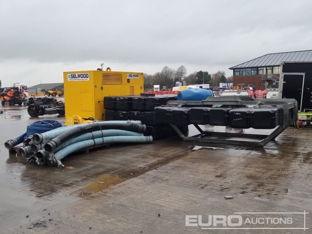 Selwood Hydraulic Pump, Iveco Engine, 6" Hydraulic Submersible Waterpump & Hoses, Pallet of Lay Flat Hoses, Pallet of 6" Hoses, Flotation Pontoon & Floats - Bơm nước: hình 3 Selwood Hydraulic Pump, Iveco Engine, 6" Hydraulic Submersible Waterpump & Hoses, Pallet of Lay Flat Hoses, Pallet of 6" Hoses, Flotation Pontoon & Floats - Bơm nước: hình 3