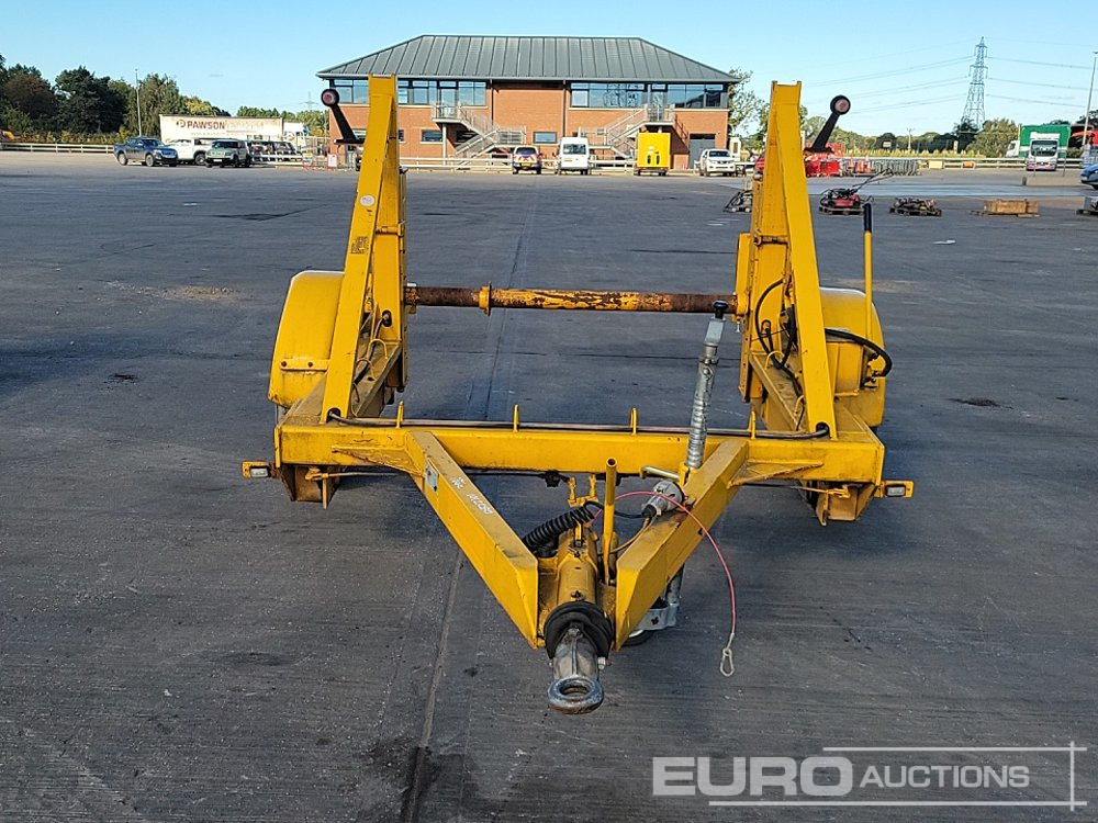 Rơ moóc để vận chuyển thiết bị Single Axle Cable Reel Trailer: hình 8