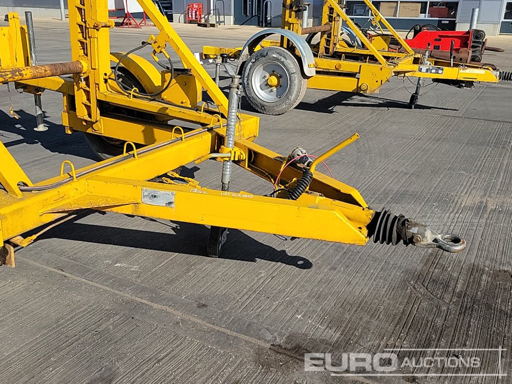 Rơ moóc để vận chuyển thiết bị Single Axle Cable Reel Trailer: hình 12