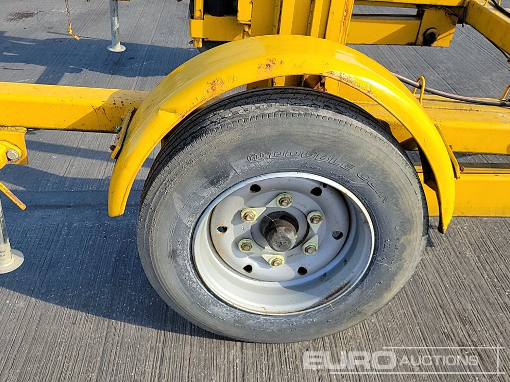 Rơ moóc để vận chuyển thiết bị Single Axle Cable Reel Trailer: hình 10