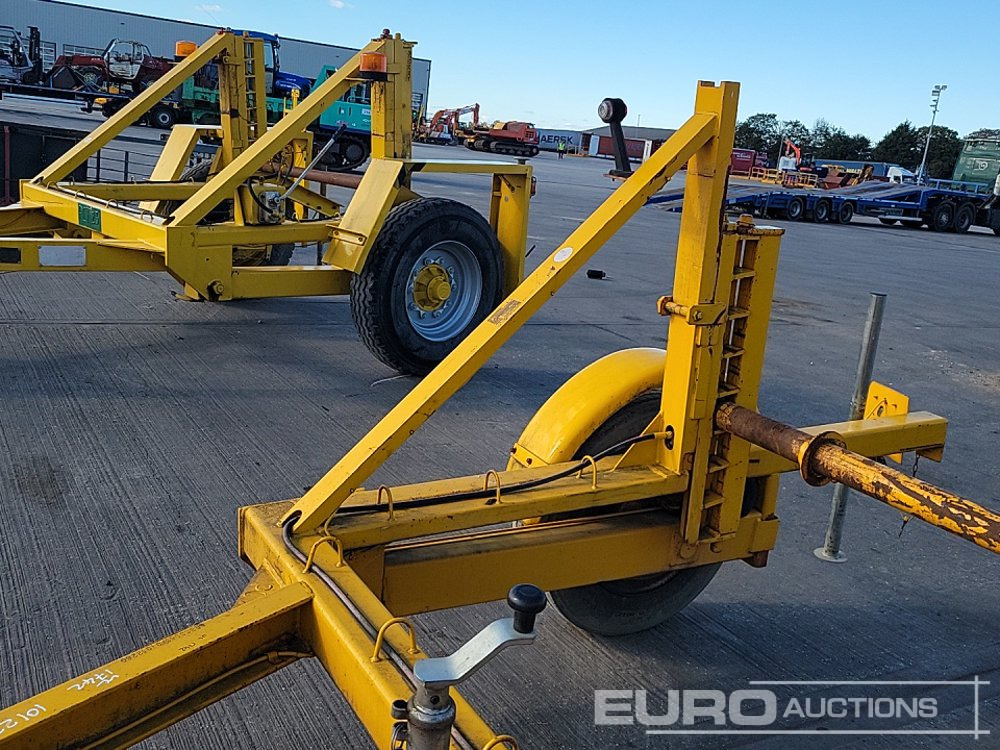 Rơ moóc để vận chuyển thiết bị Single Axle Cable Reel Trailer: hình 15