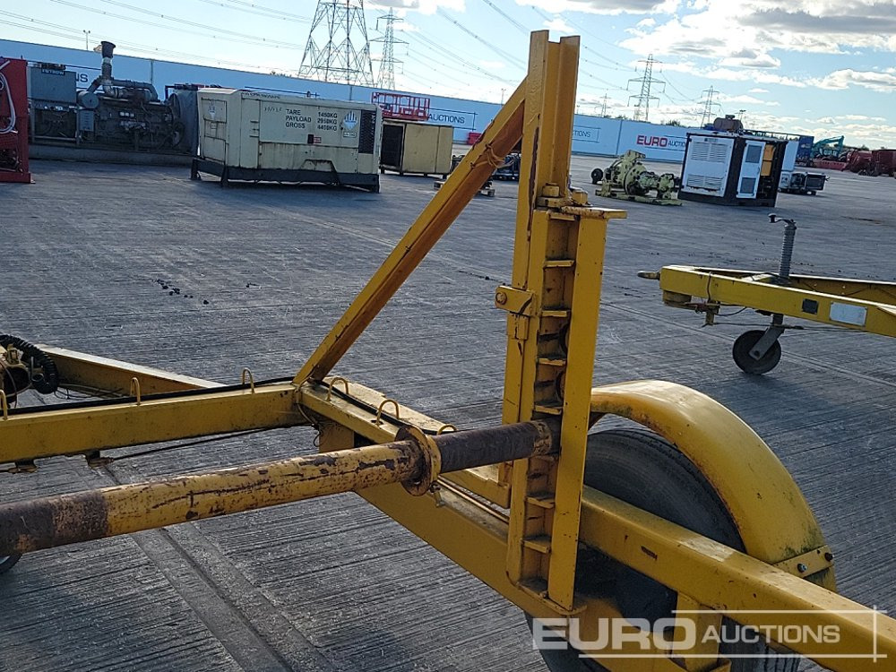 Rơ moóc để vận chuyển thiết bị Single Axle Cable Reel Trailer: hình 18