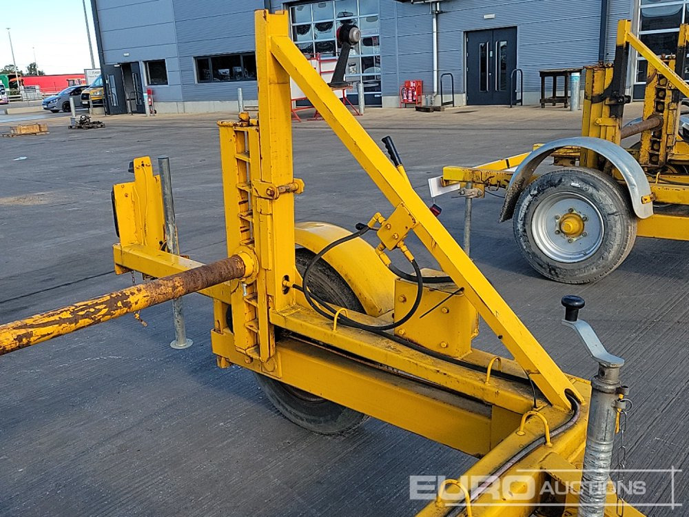 Rơ moóc để vận chuyển thiết bị Single Axle Cable Reel Trailer: hình 16