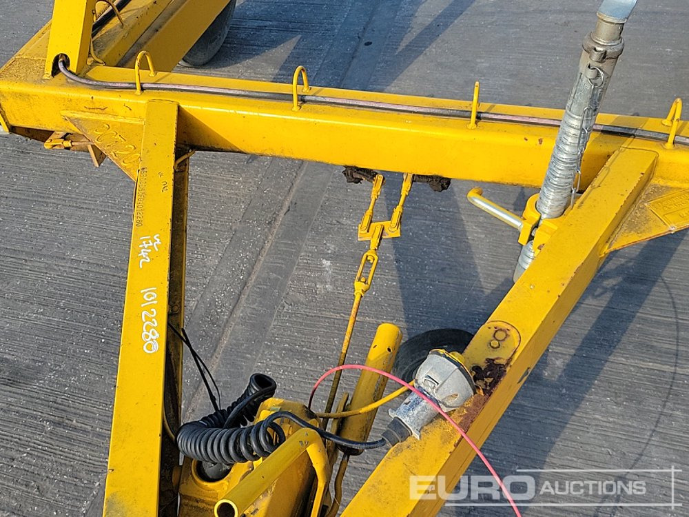 Rơ moóc để vận chuyển thiết bị Single Axle Cable Reel Trailer: hình 14