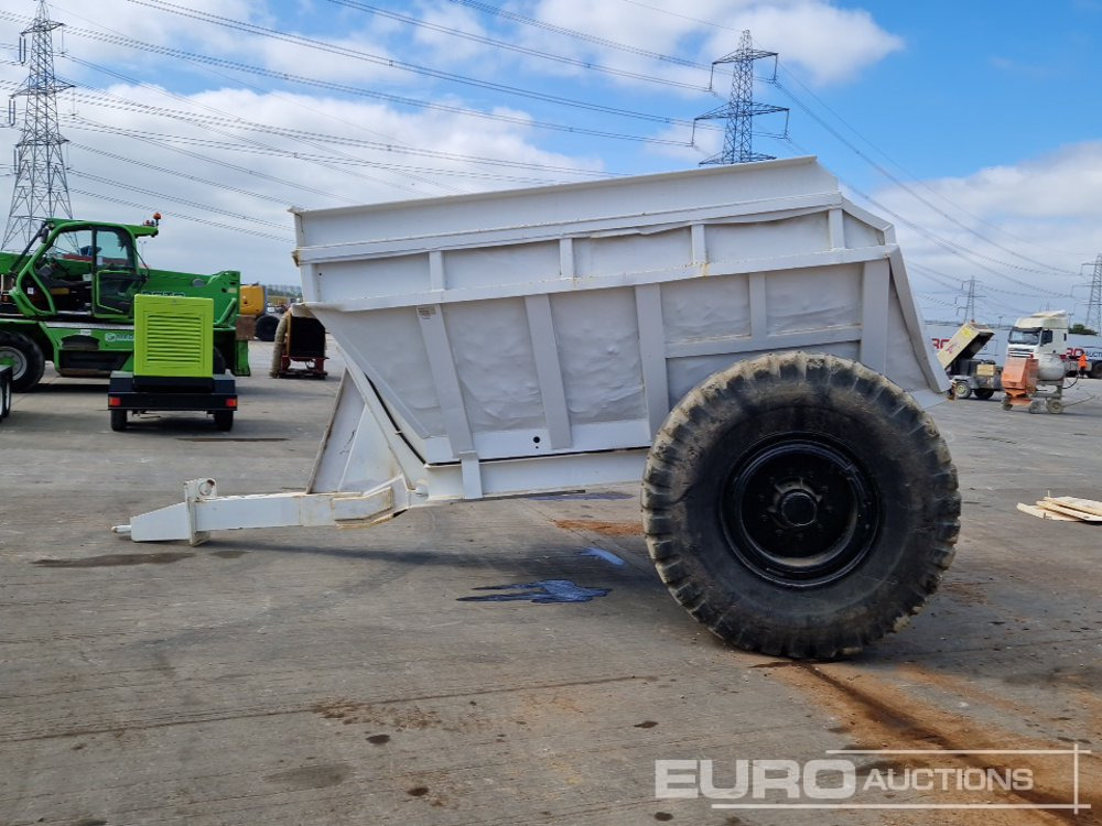 Single Axle Draw Bar Hydraulic Tipping Trailer - Toa kéo trang trại: hình 2 Single Axle Draw Bar Hydraulic Tipping Trailer - Toa kéo trang trại: hình 2