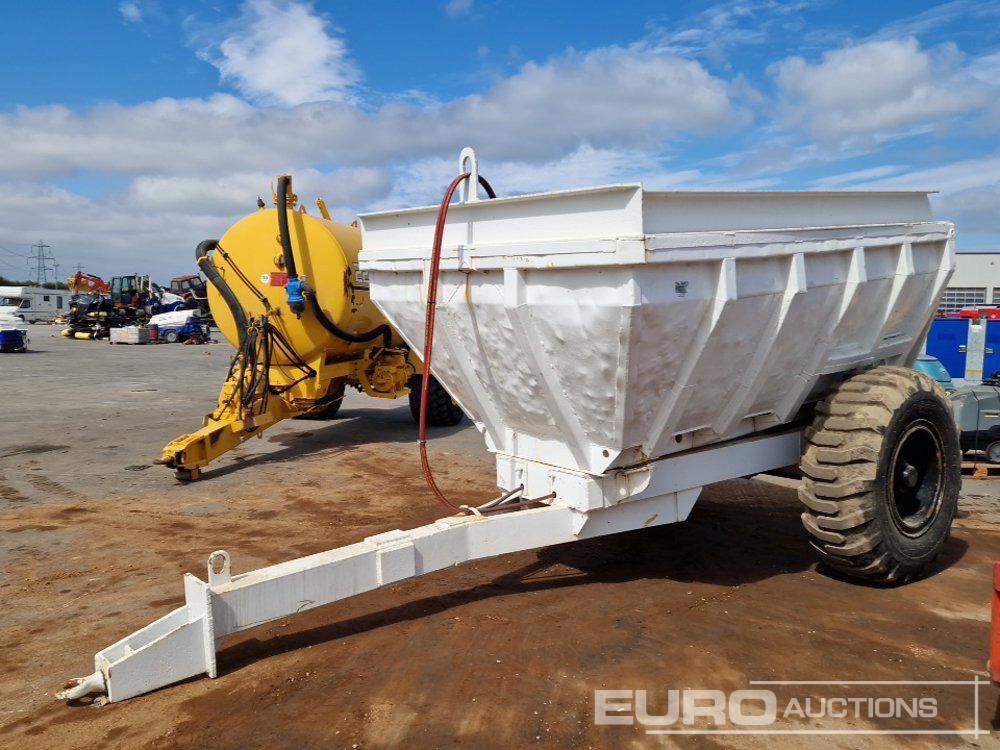 Single Axle Draw Bar Hydraulic Tipping Trailer - Toa kéo trang trại: hình 1 Single Axle Draw Bar Hydraulic Tipping Trailer - Toa kéo trang trại: hình 1