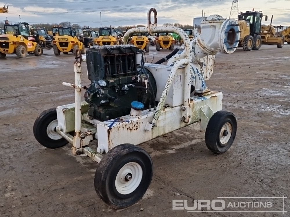 Sykes Twin Axle 6" Waterpump, Lister Petter Engine (Spares) - Bơm nước: hình 1 Sykes Twin Axle 6" Waterpump, Lister Petter Engine (Spares) - Bơm nước: hình 1