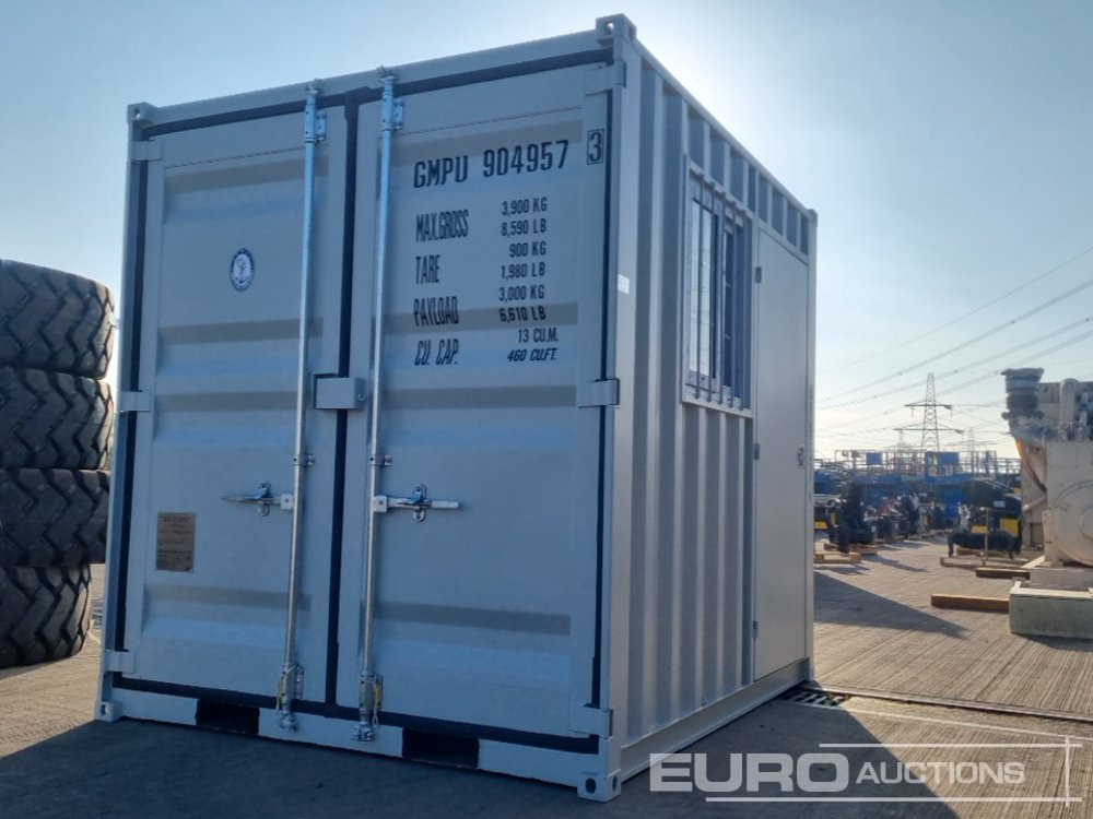 Unused 2025 9' x 8' Container, 1 Door, 1 Window (Cannot Be Reconsigned) - Container biển: hình 1 Unused 2025 9' x 8' Container, 1 Door, 1 Window (Cannot Be Reconsigned) - Container biển: hình 1