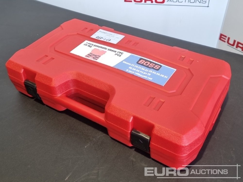 Unused 2025 Boss 1" 17pc Pneumatic Socket Set, 8" Extension Rod - Trang thiết bị xưởng: hình 3 Unused 2025 Boss 1" 17pc Pneumatic Socket Set, 8" Extension Rod - Trang thiết bị xưởng: hình 3