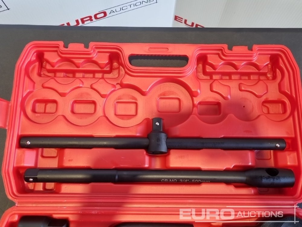 Unused 2025 Boss 3/4" 26pc Heavy Duty Pneumatic Socket Set, 4" Connecting Rod, 8" Connecting Rod Quick Ratchet Wrench, 20" Sliding Road, L Handle Sliding Head Extension Bar - Trang thiết bị xưởng: hình 5 Unused 2025 Boss 3/4" 26pc Heavy Duty Pneumatic Socket Set, 4" Connecting Rod, 8" Connecting Rod Quick Ratchet Wrench, 20" Sliding Road, L Handle Sliding Head Extension Bar - Trang thiết bị xưởng: hình 5